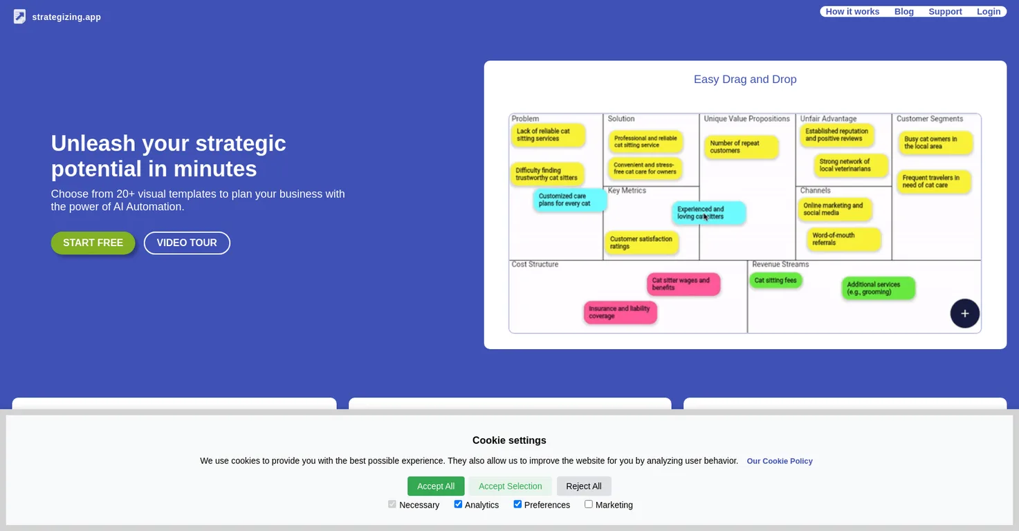 Strategizing App screenshot