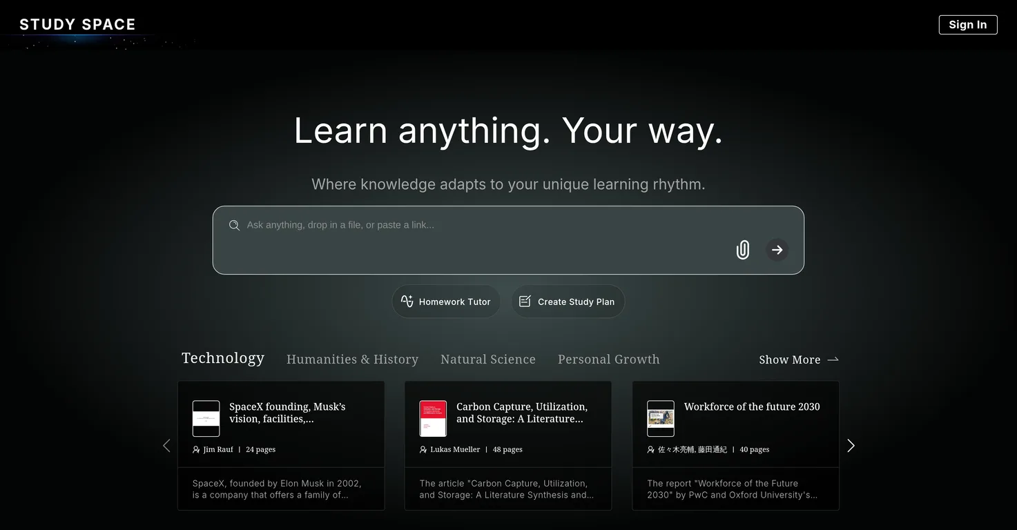 Study Space screenshot