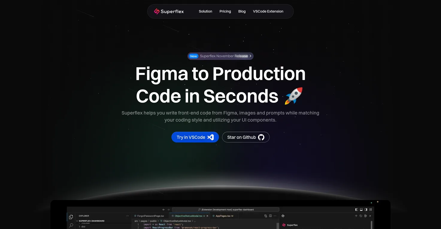 Superflex screenshot