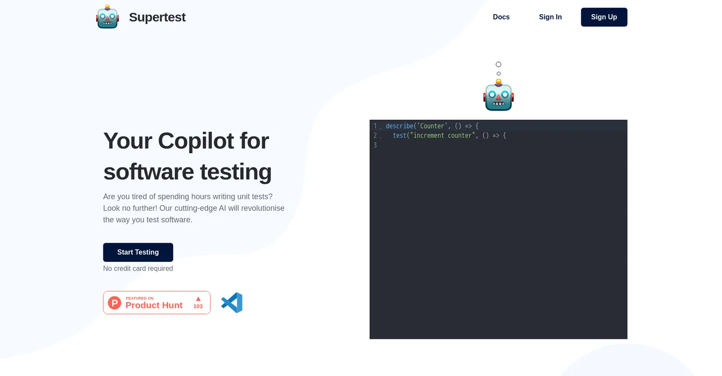 Supertest screenshot