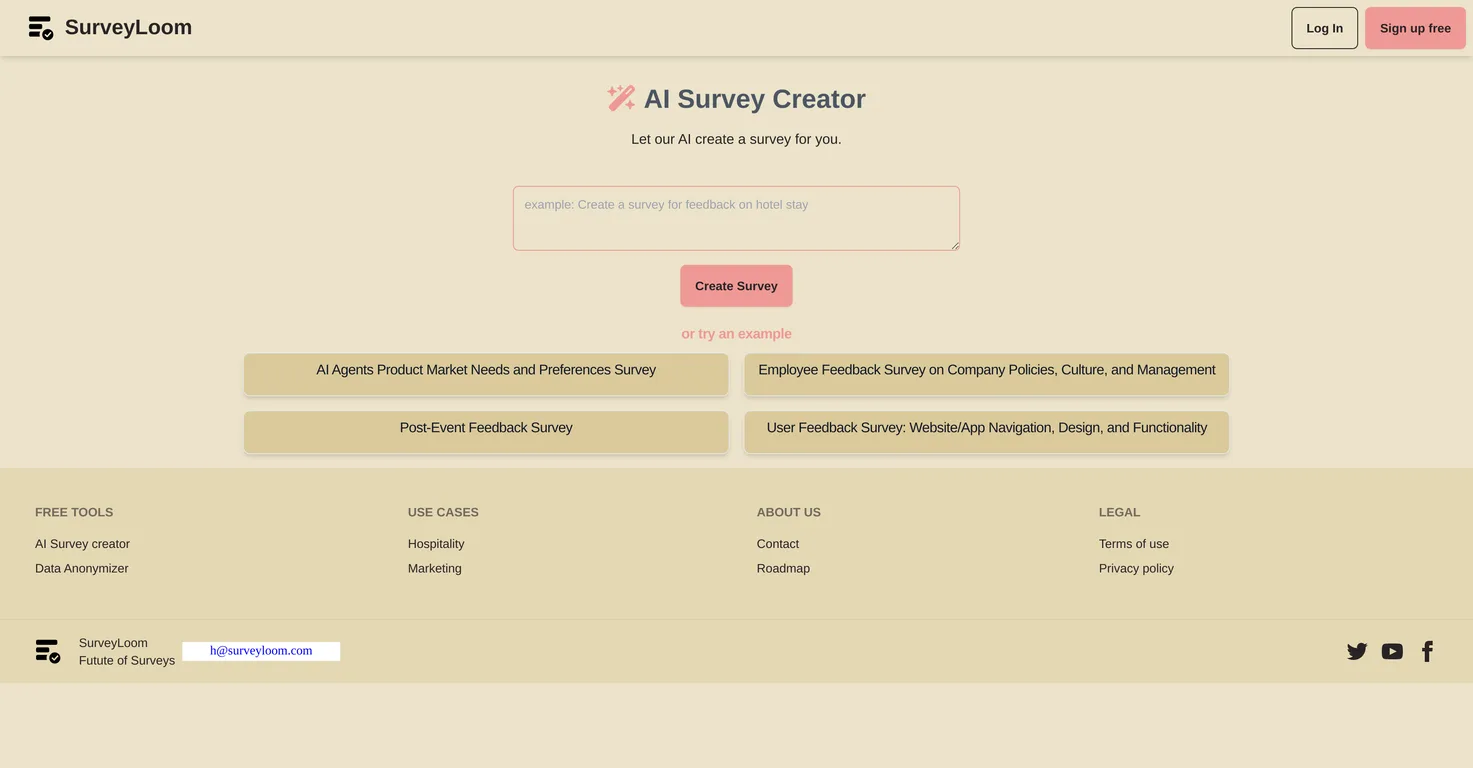 SurveyLoom screenshot