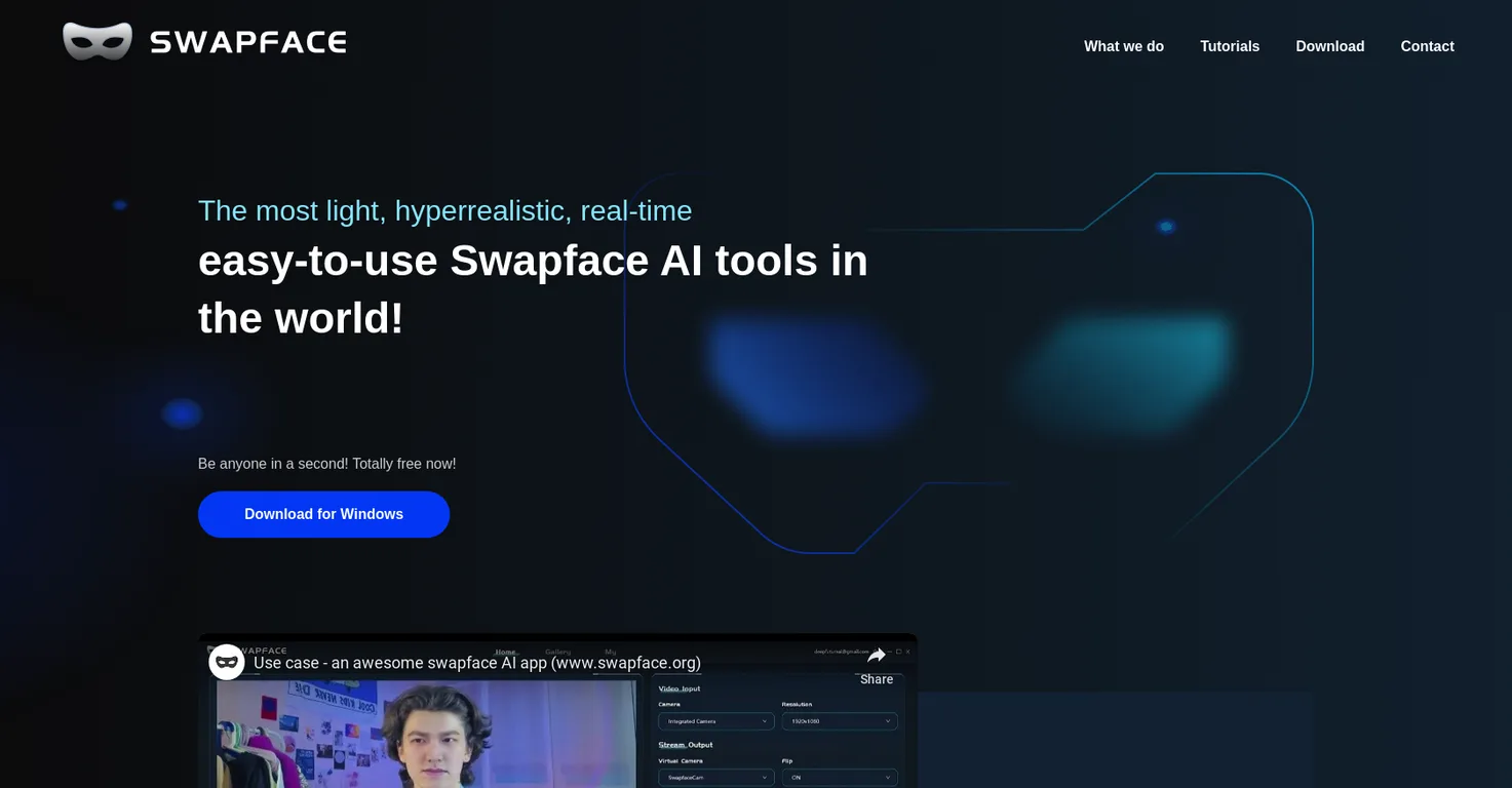 Swapface screenshot