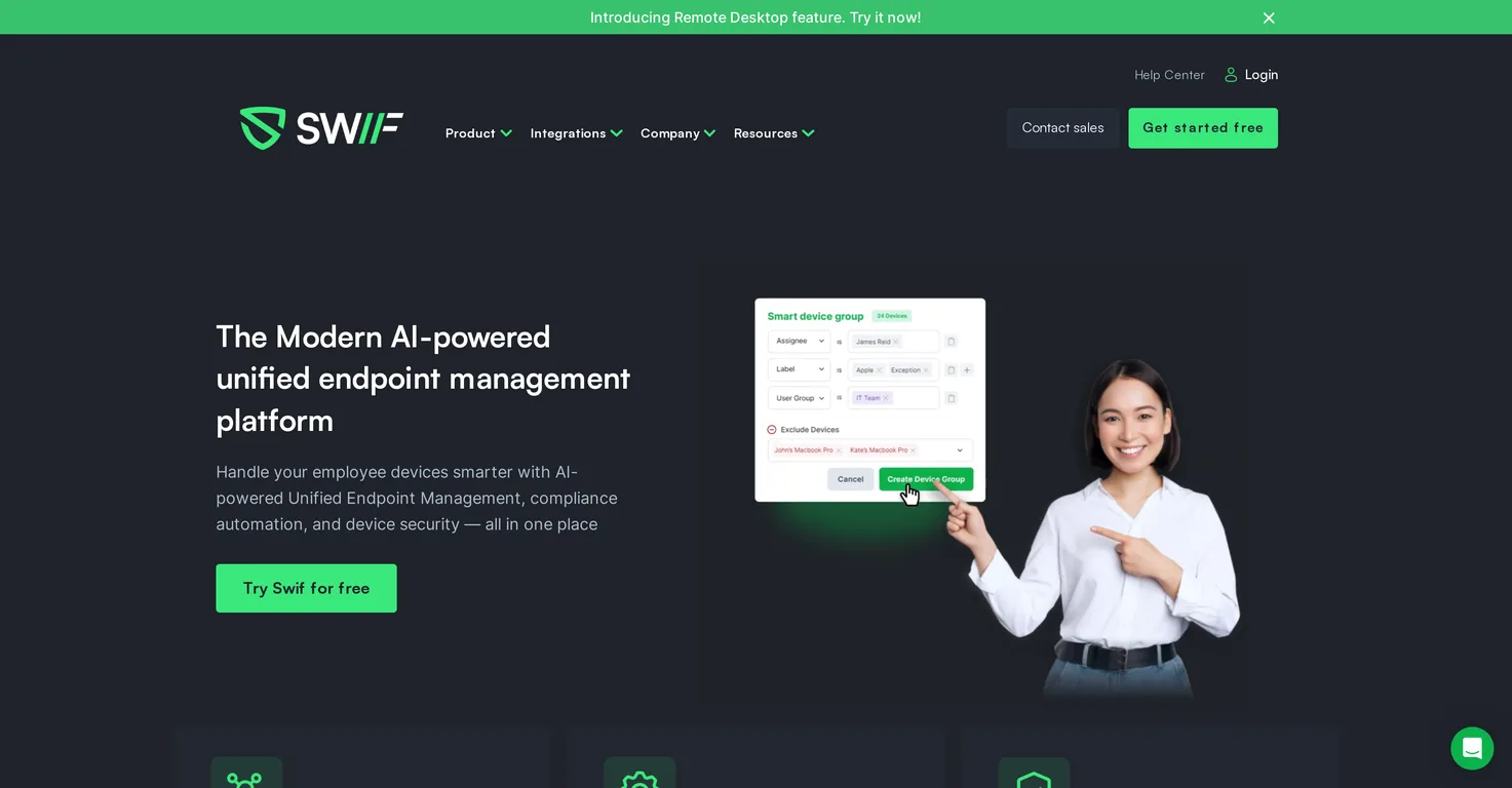 Swif screenshot