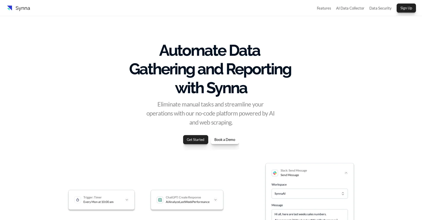 Synna screenshot