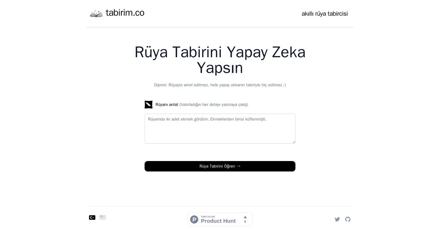 Tabirim screenshot