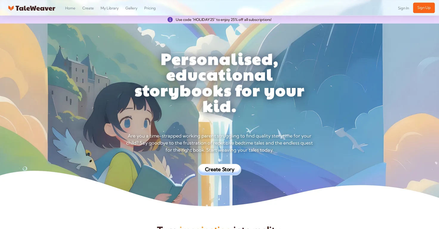 TaleWeaver screenshot