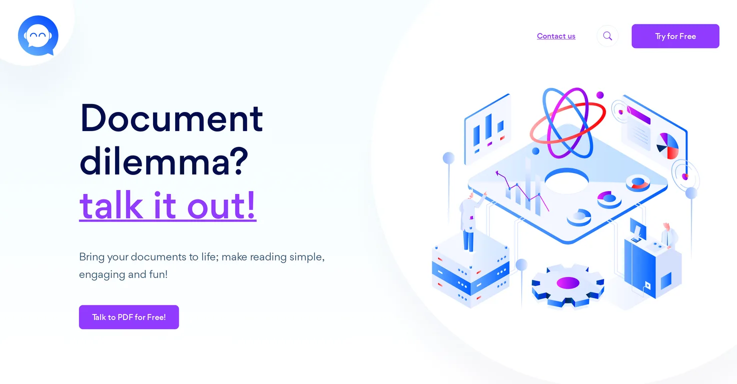 TalktoPDF.ai screenshot