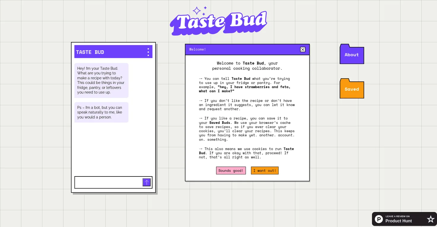 Taste Bud screenshot