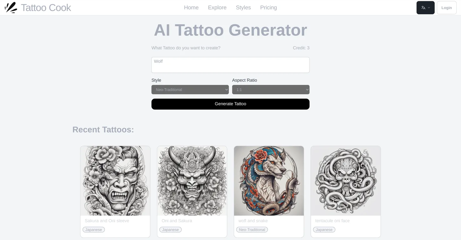Tattoo Cook screenshot