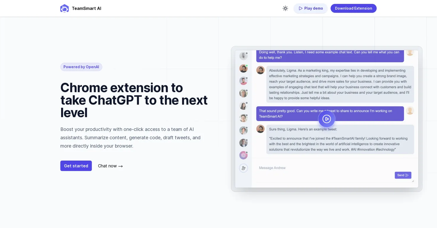 TeamSmart screenshot
