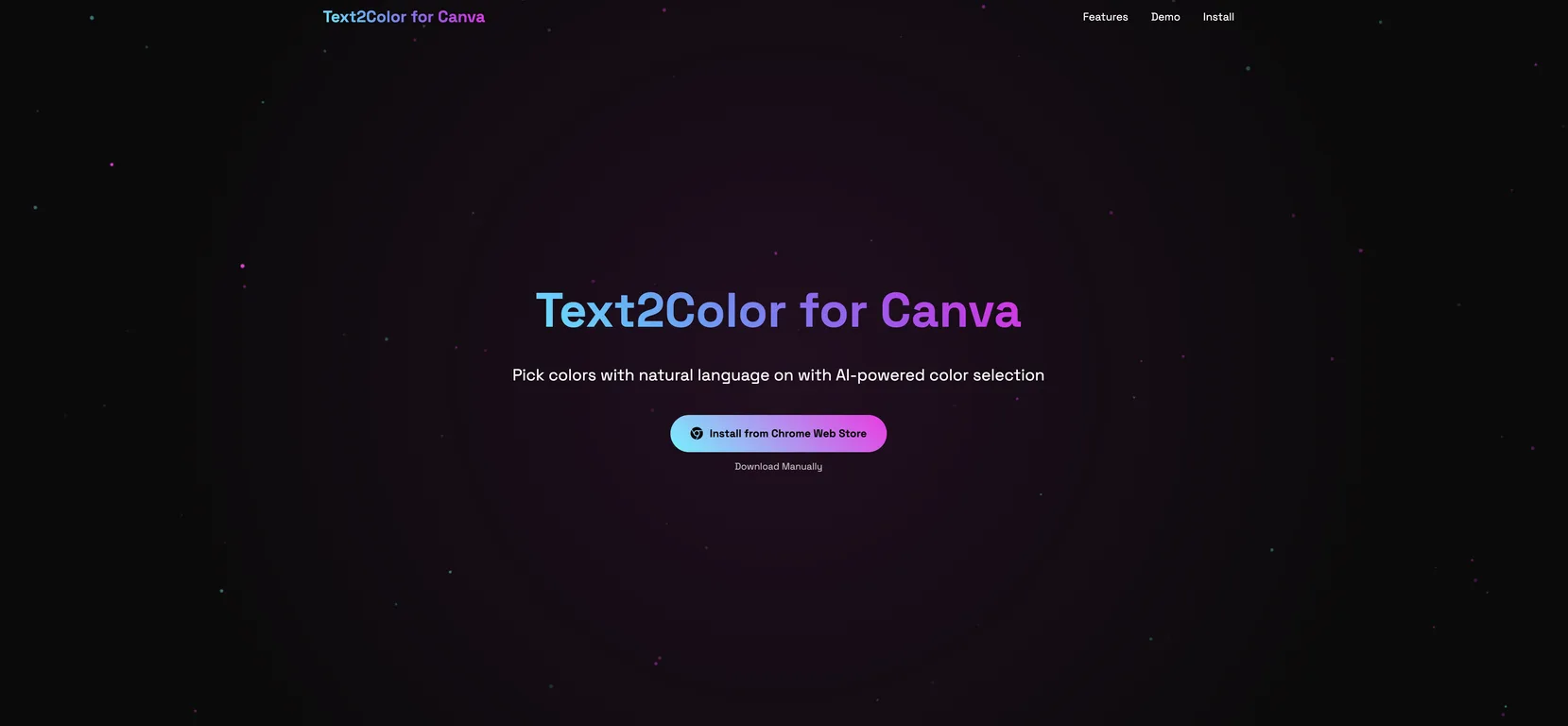 Text2Color for Canva screenshot