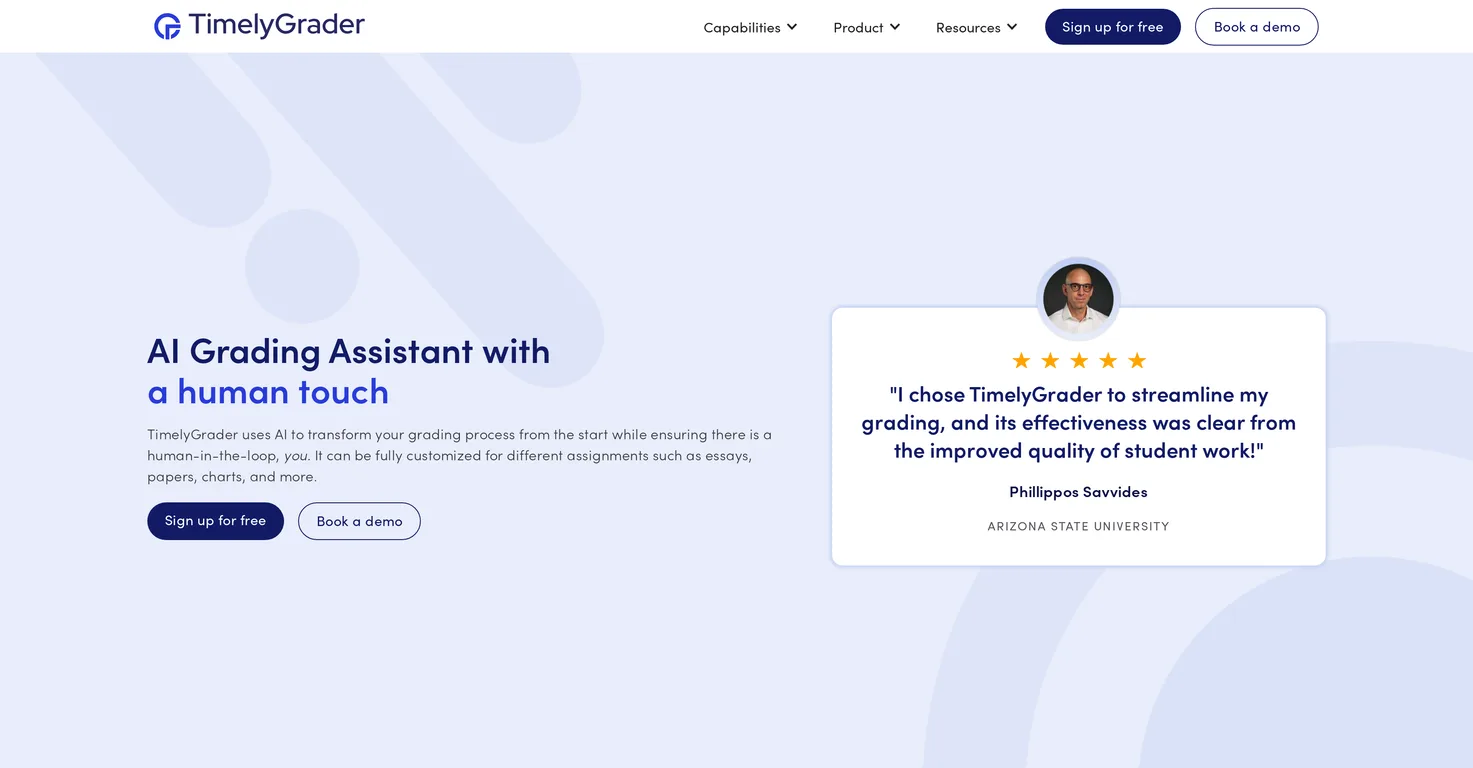 TimelyGrader screenshot
