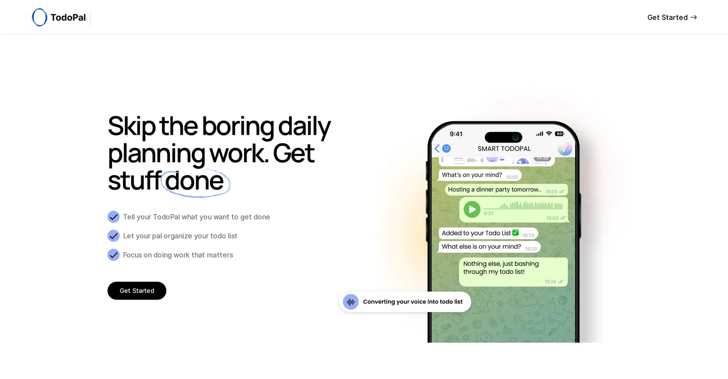 TodoPal screenshot