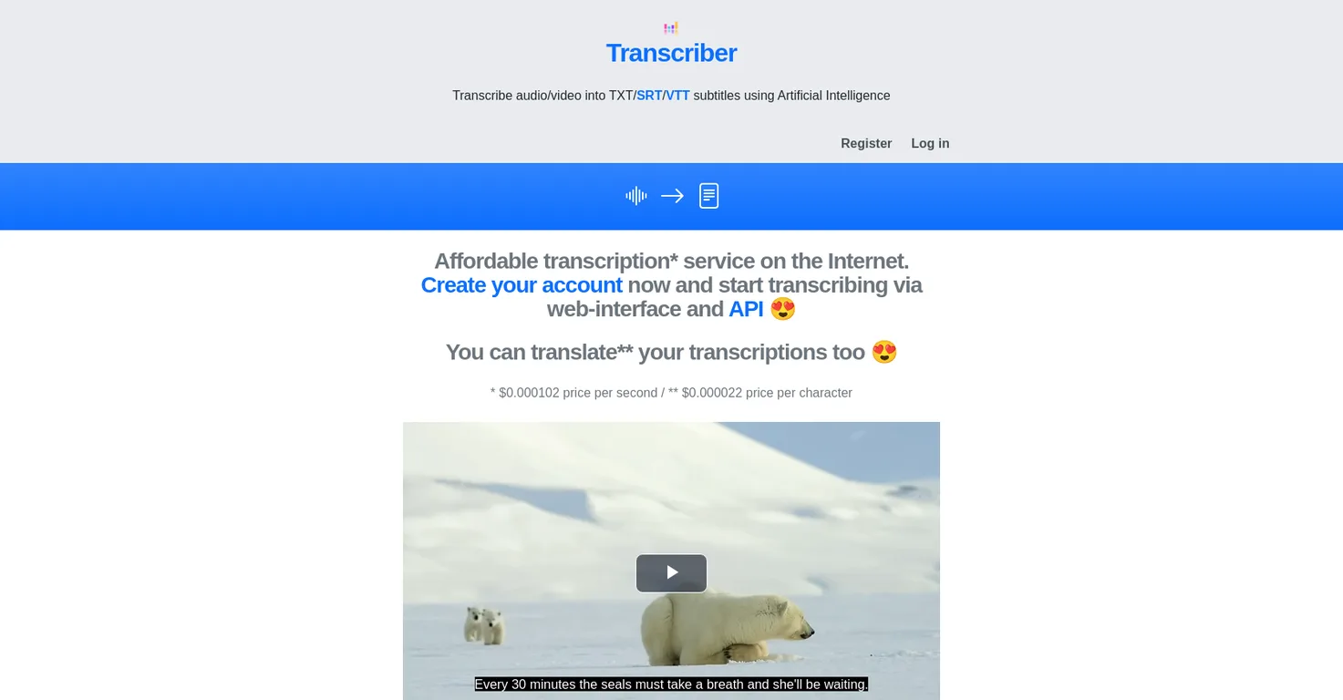 Transcriber.xml screenshot