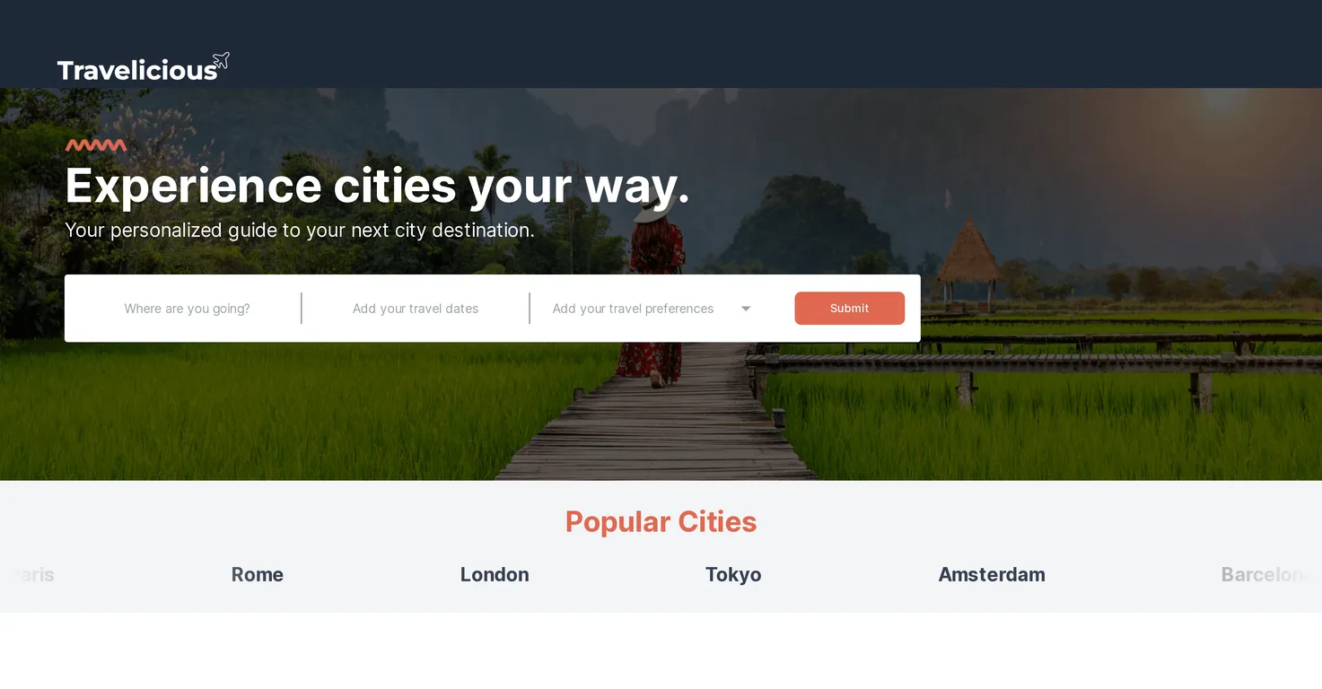 Travelicious screenshot