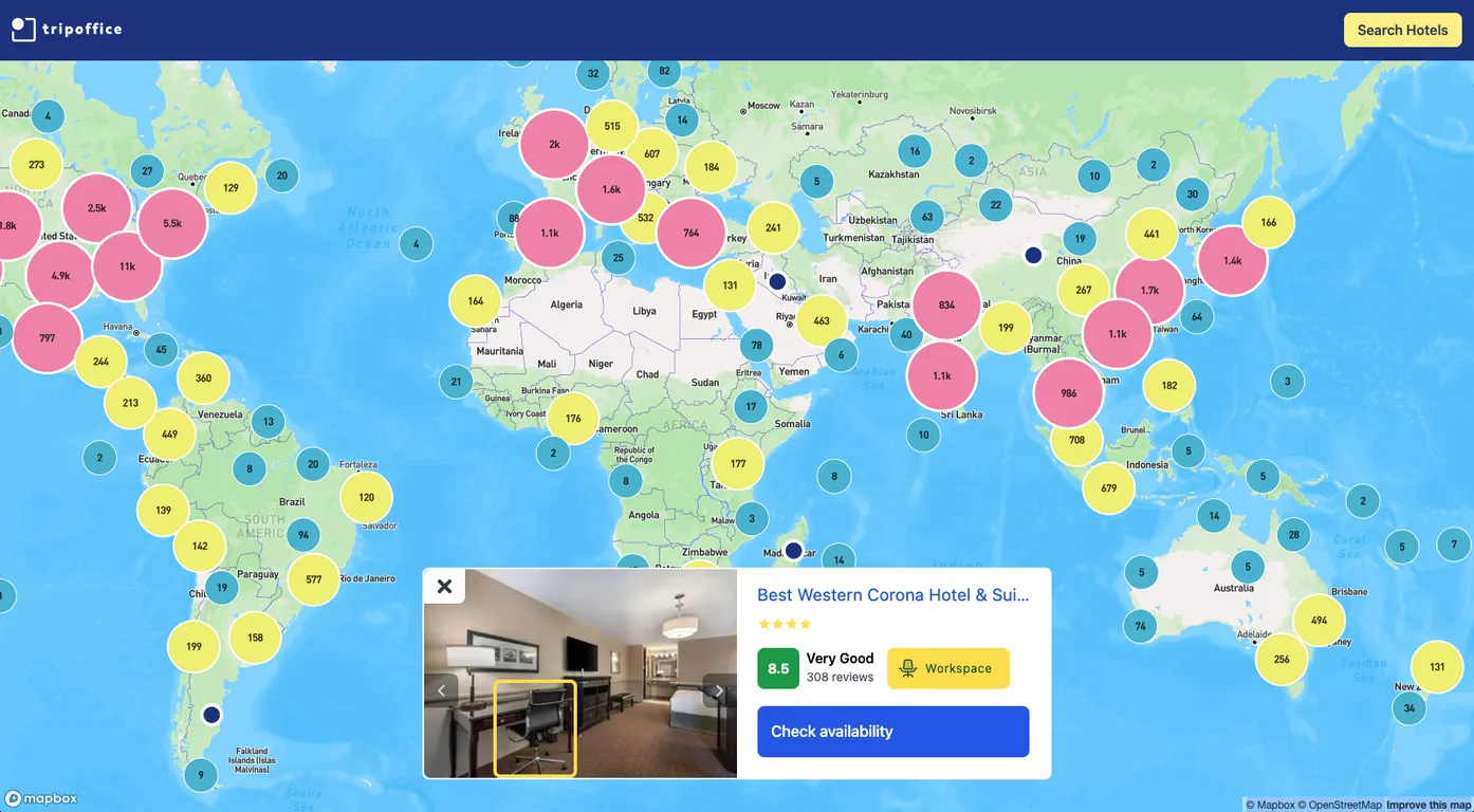 Tripoffice screenshot
