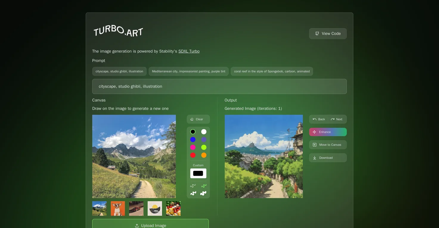 Turbo.Art screenshot