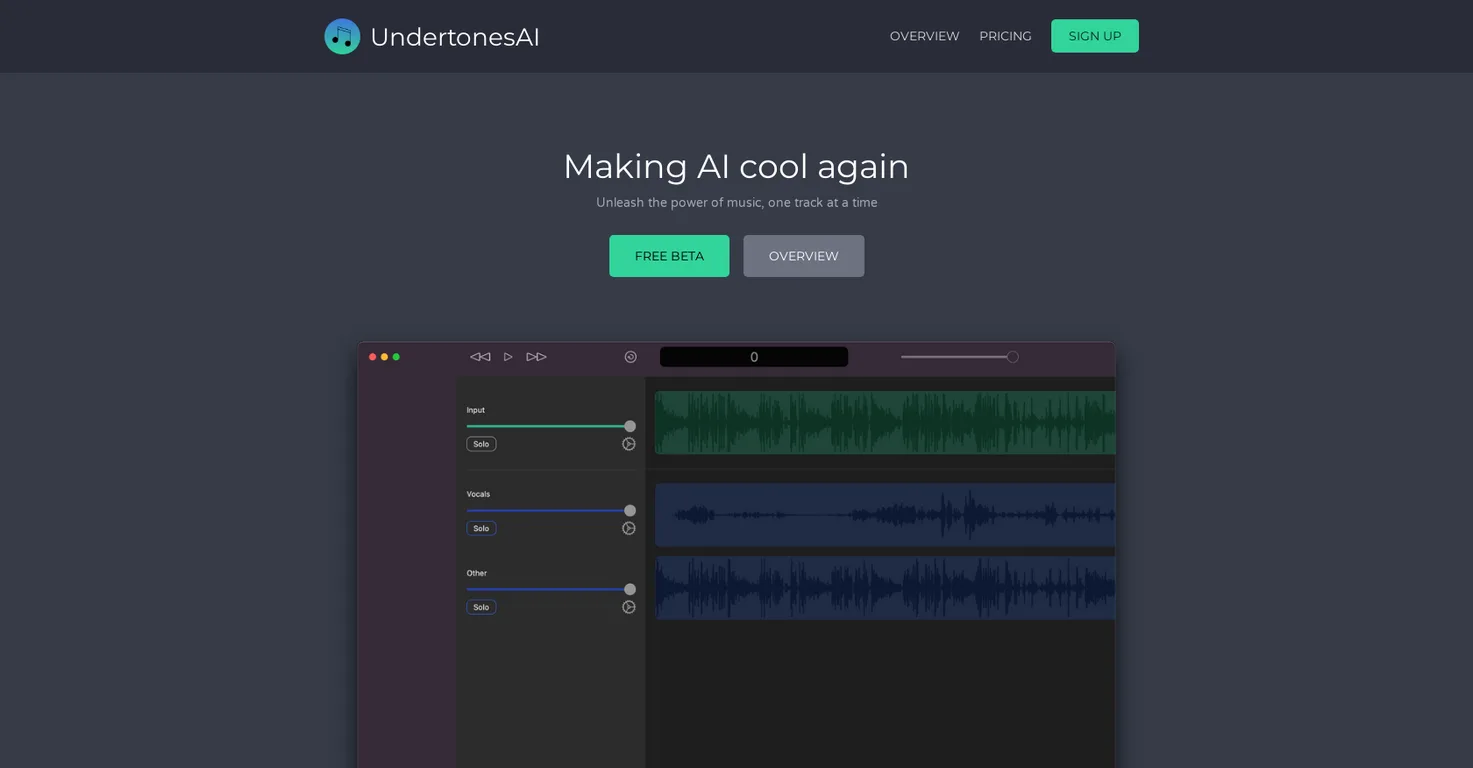 UndertonesAI screenshot