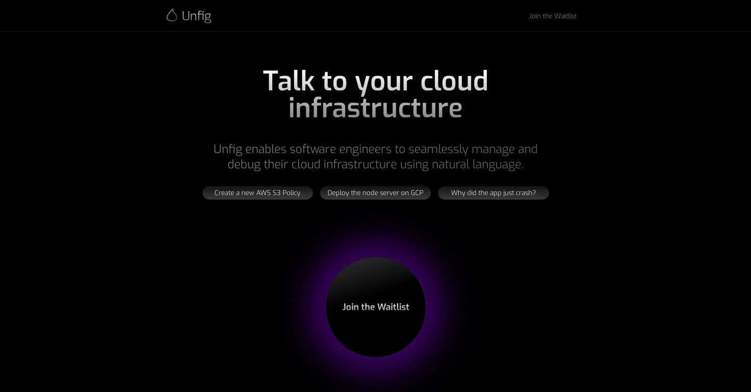 Unfig screenshot