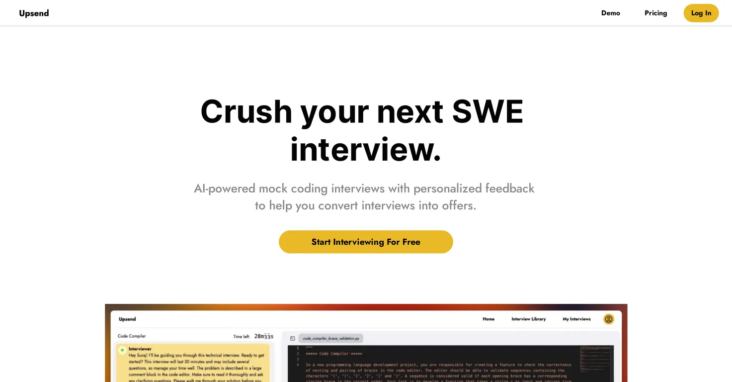 Upsend screenshot