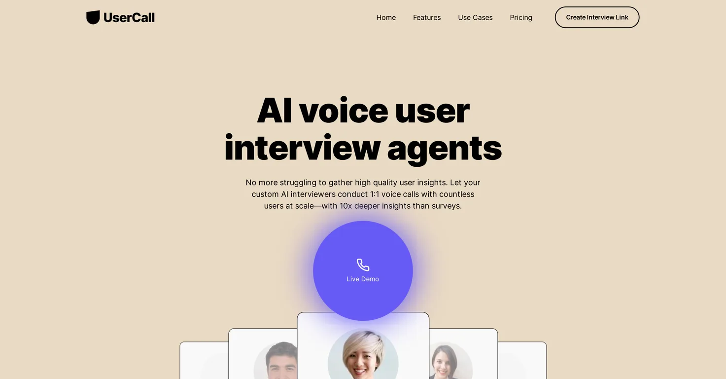 UserCall screenshot