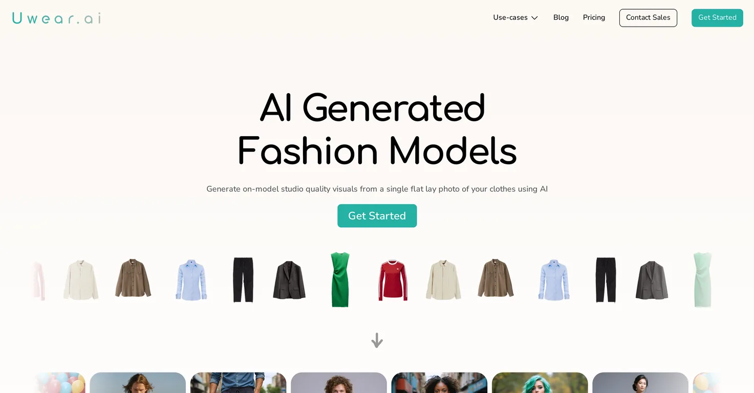 Uwear screenshot