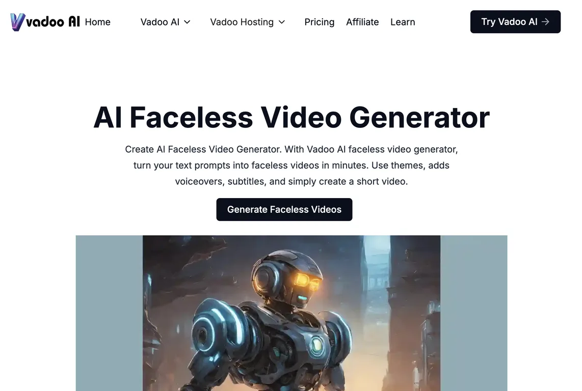 Vadoo AI screenshot