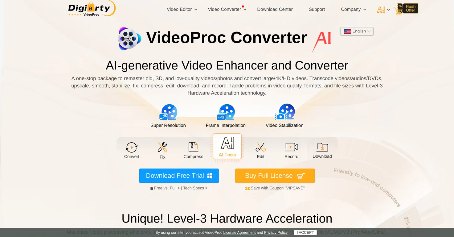 VideoProc Converter screenshot