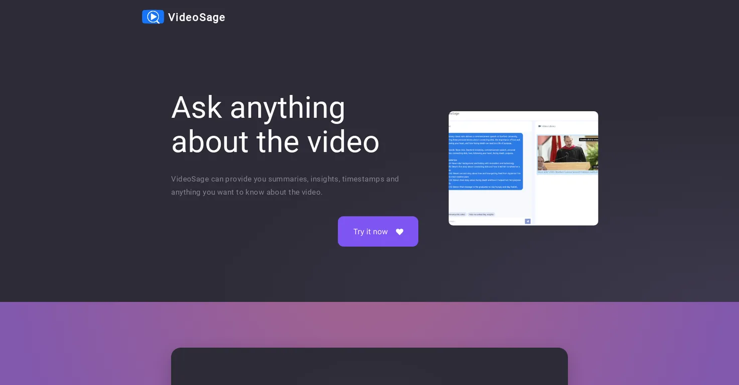 VideoSage screenshot