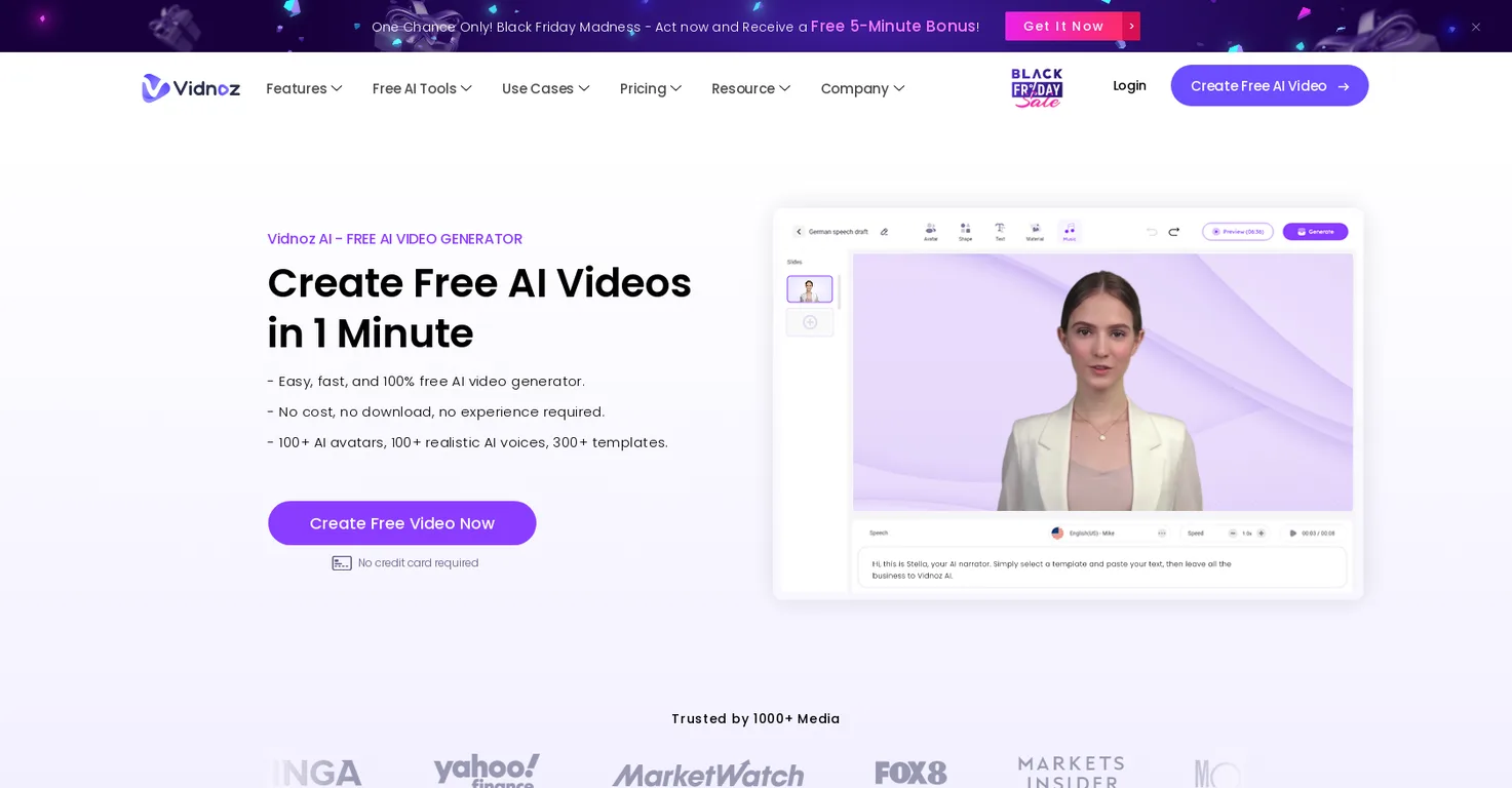 Vidnoz screenshot