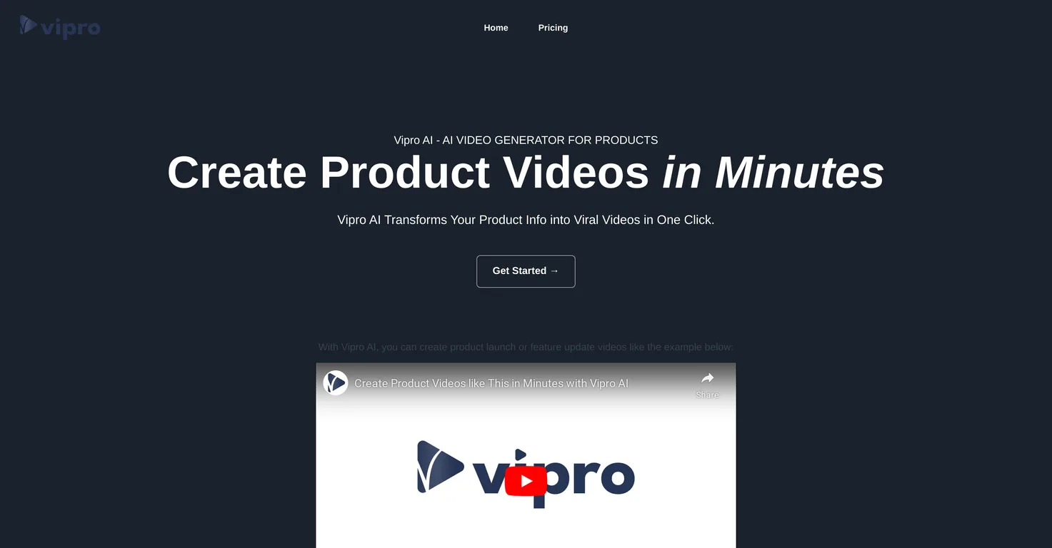 Vipro AI screenshot