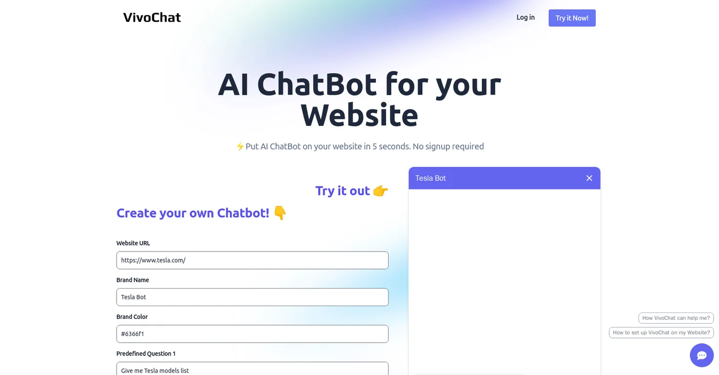 VivoChat screenshot