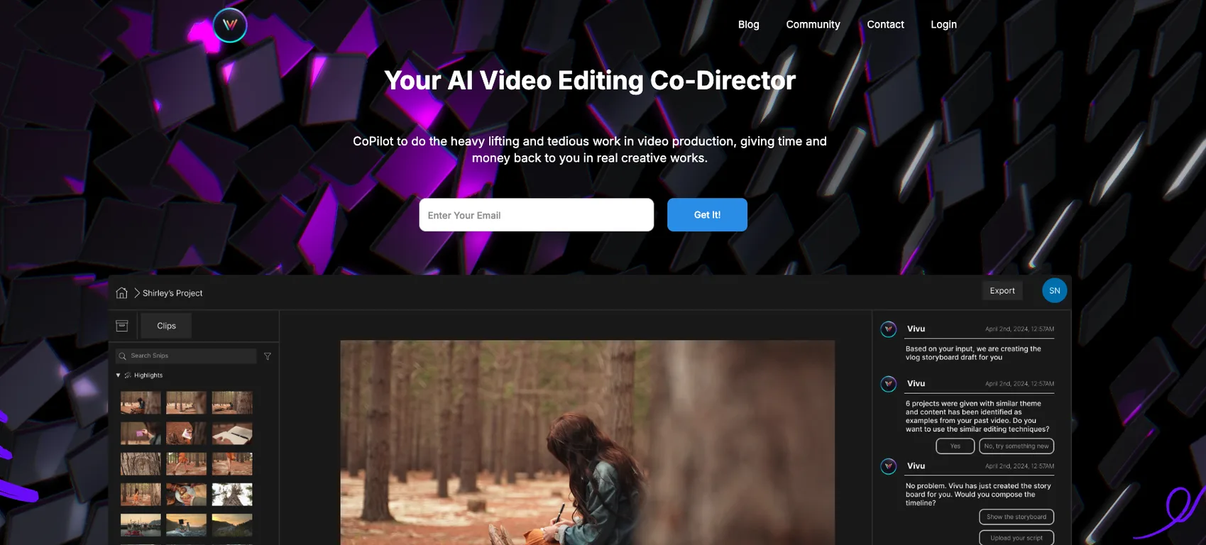 Vivu.ai screenshot