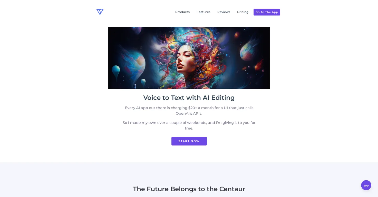 Voice to Text App screenshot