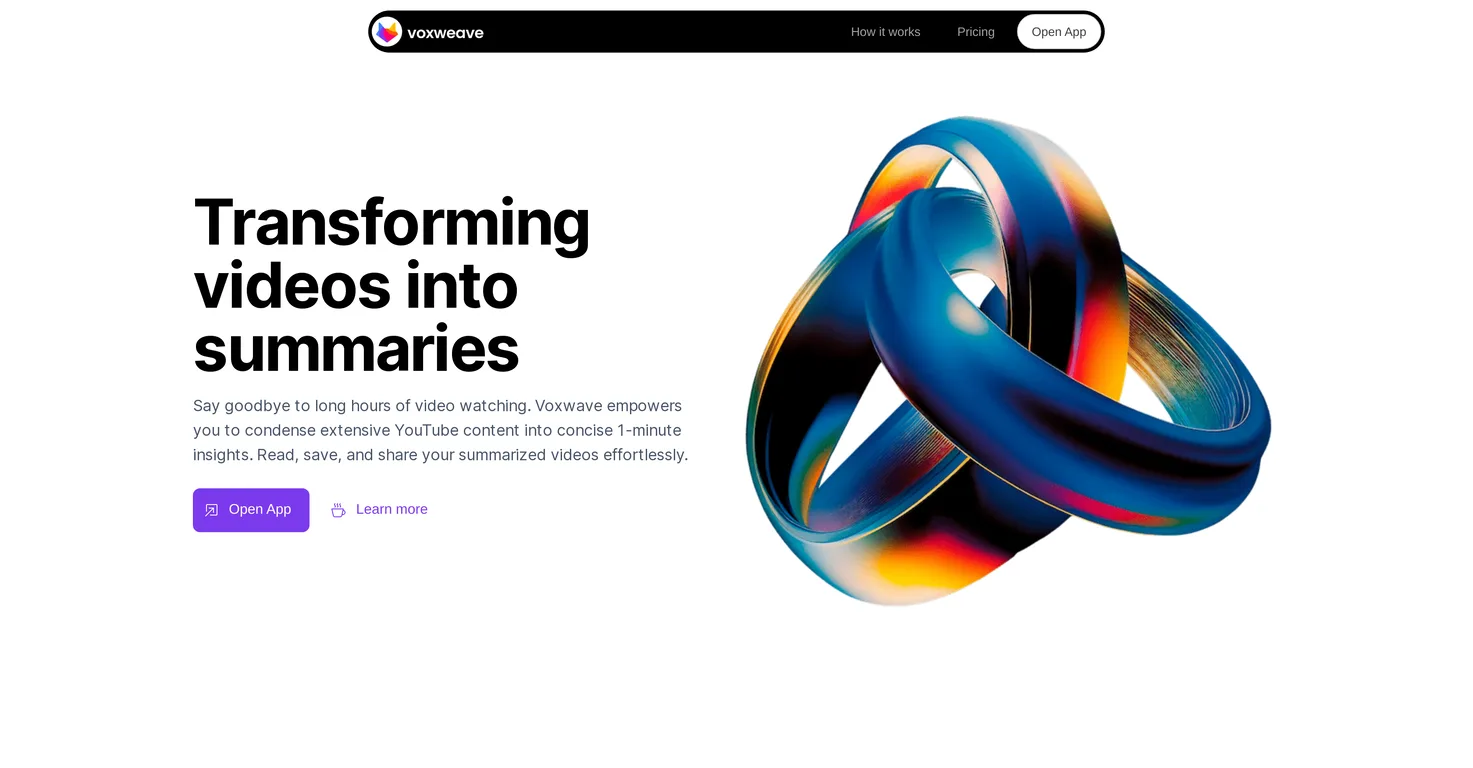Voxweave screenshot