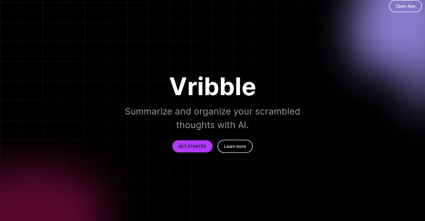 Vribble screenshot