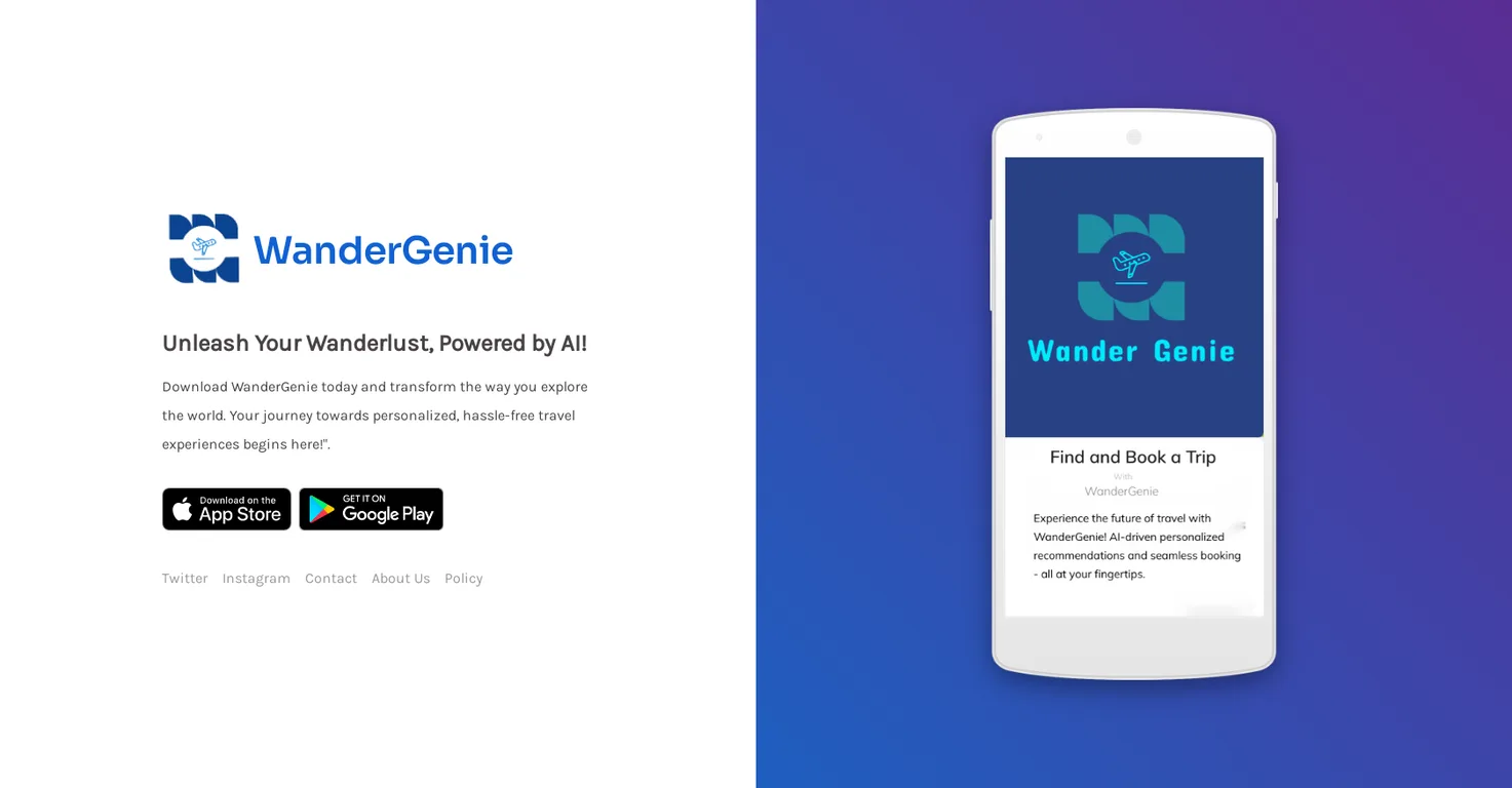 WanderGenie screenshot