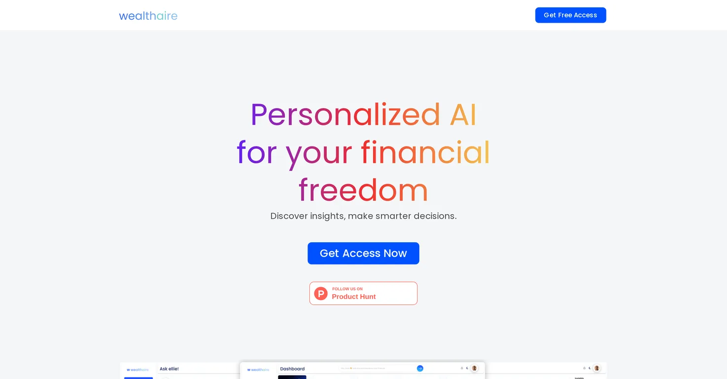 Wealthaire screenshot