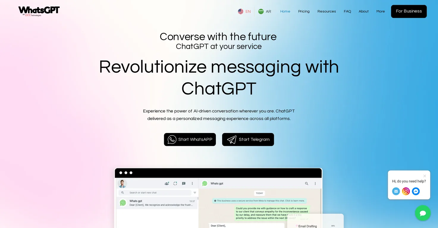 WhatsGPT screenshot
