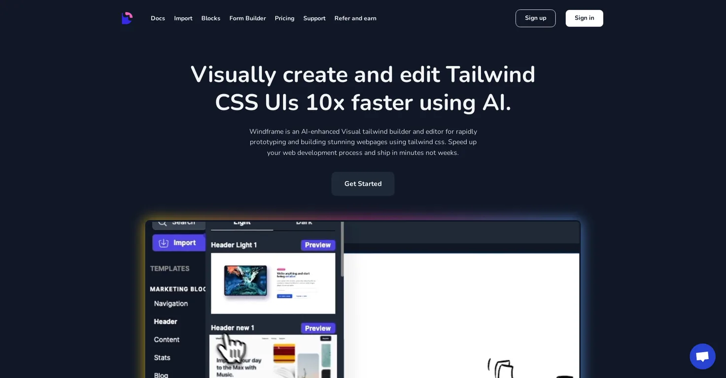 Windframe screenshot