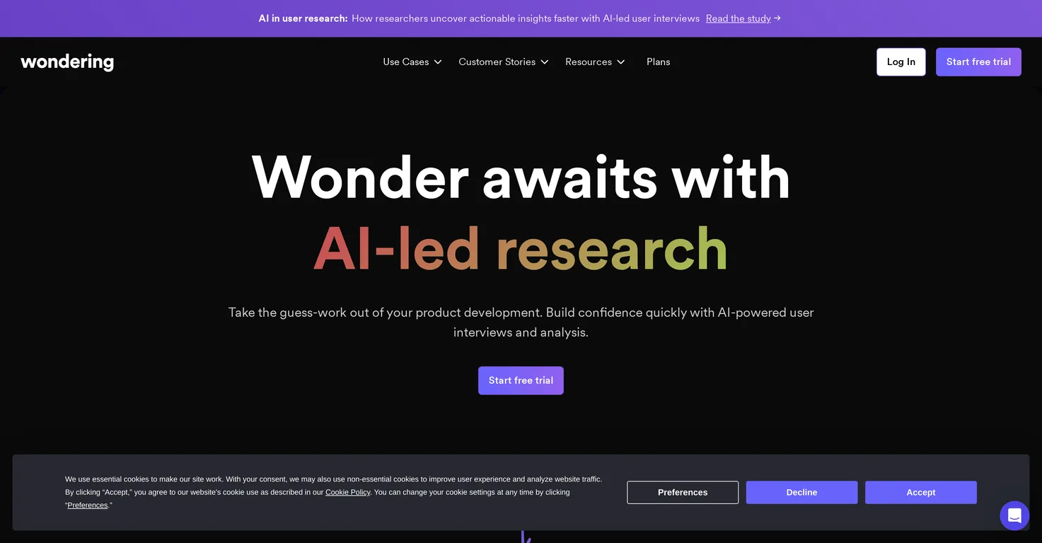 Wondering screenshot