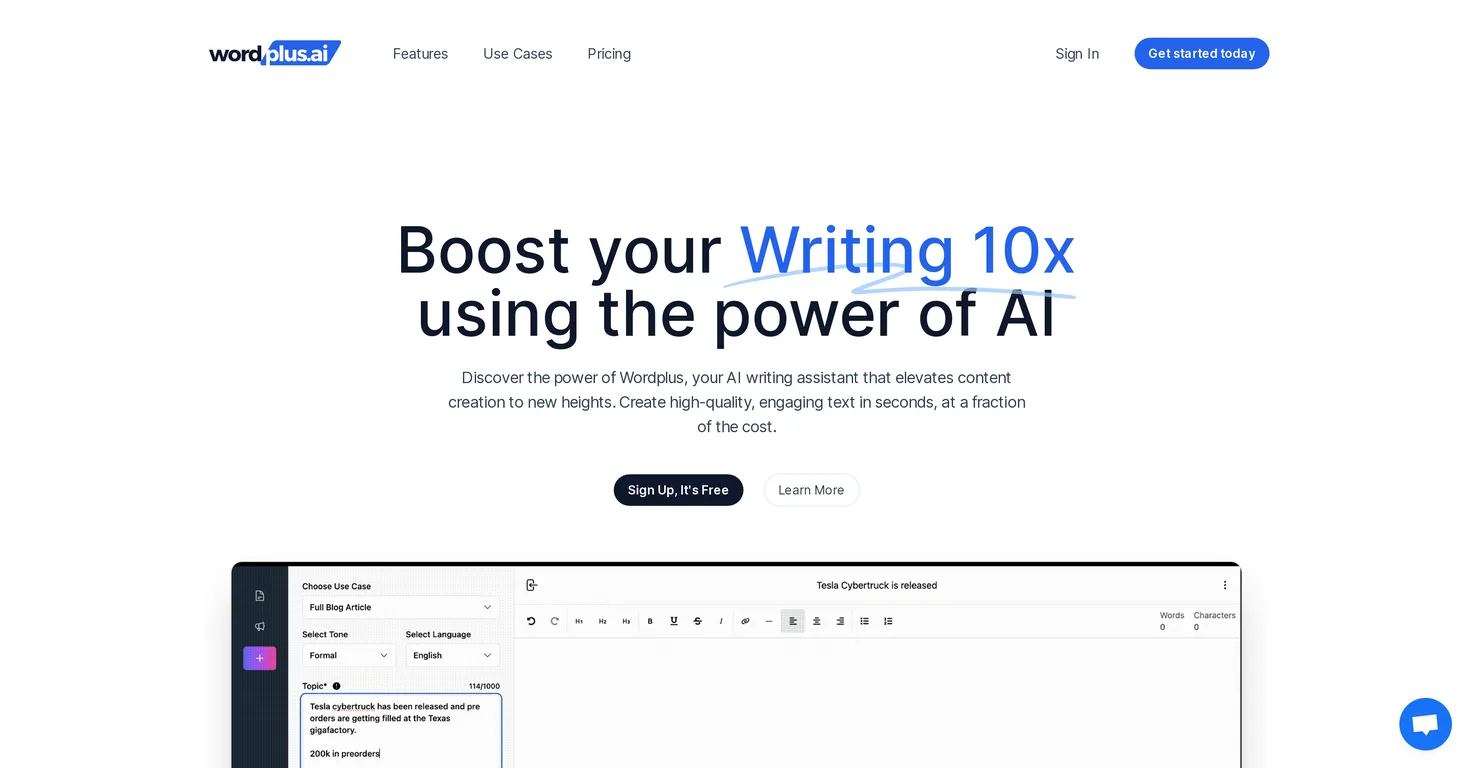 Wordplus screenshot