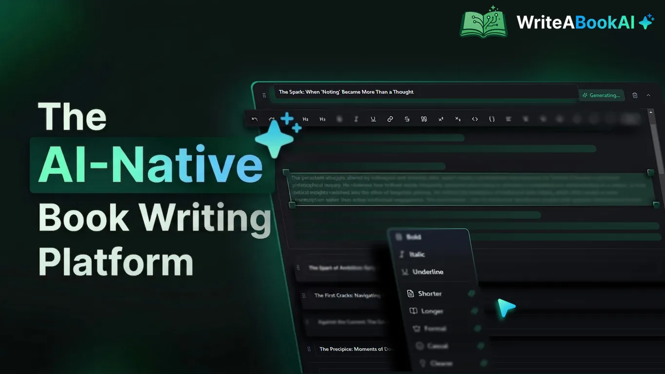 WriteABookAI screenshot