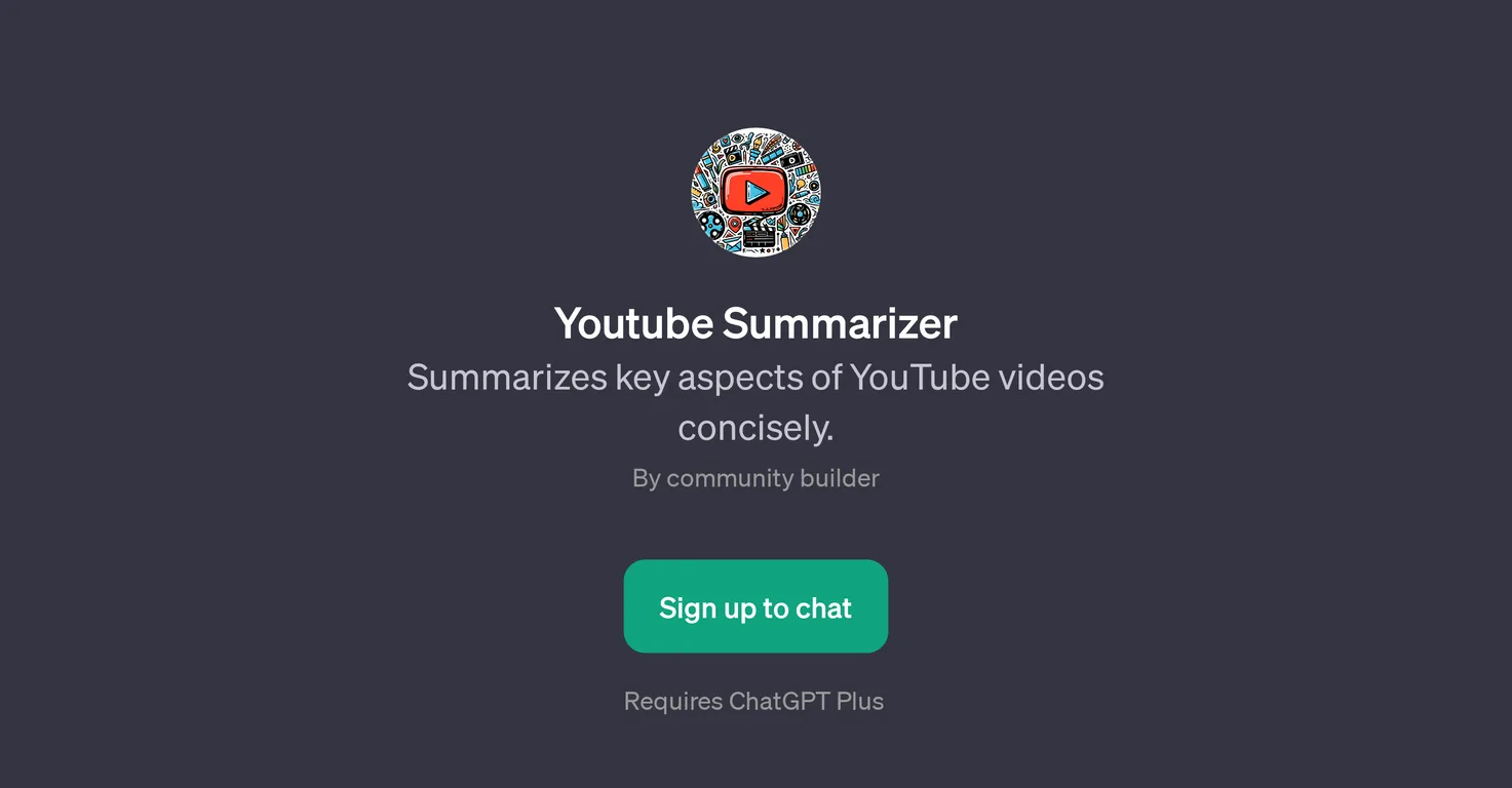 Youtube Summarizer screenshot