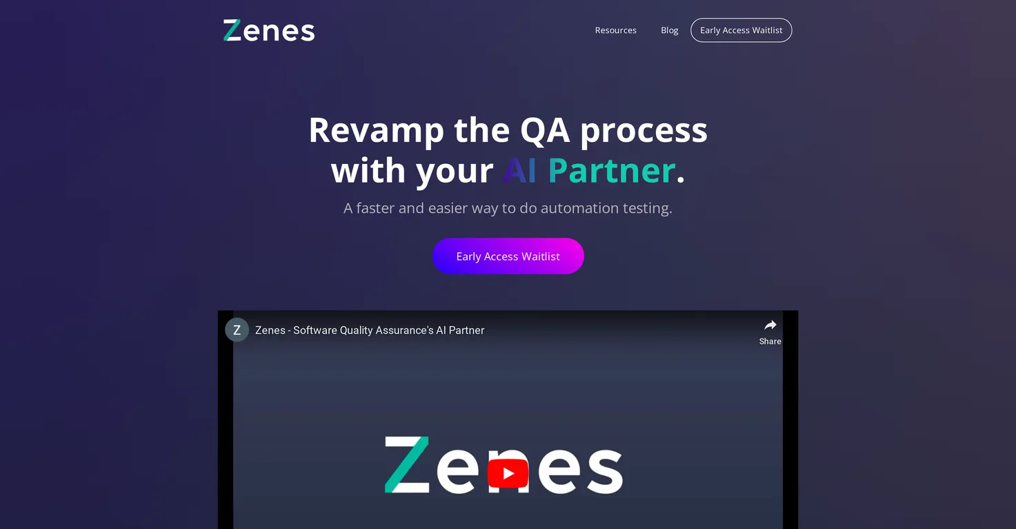 Zenes AI screenshot