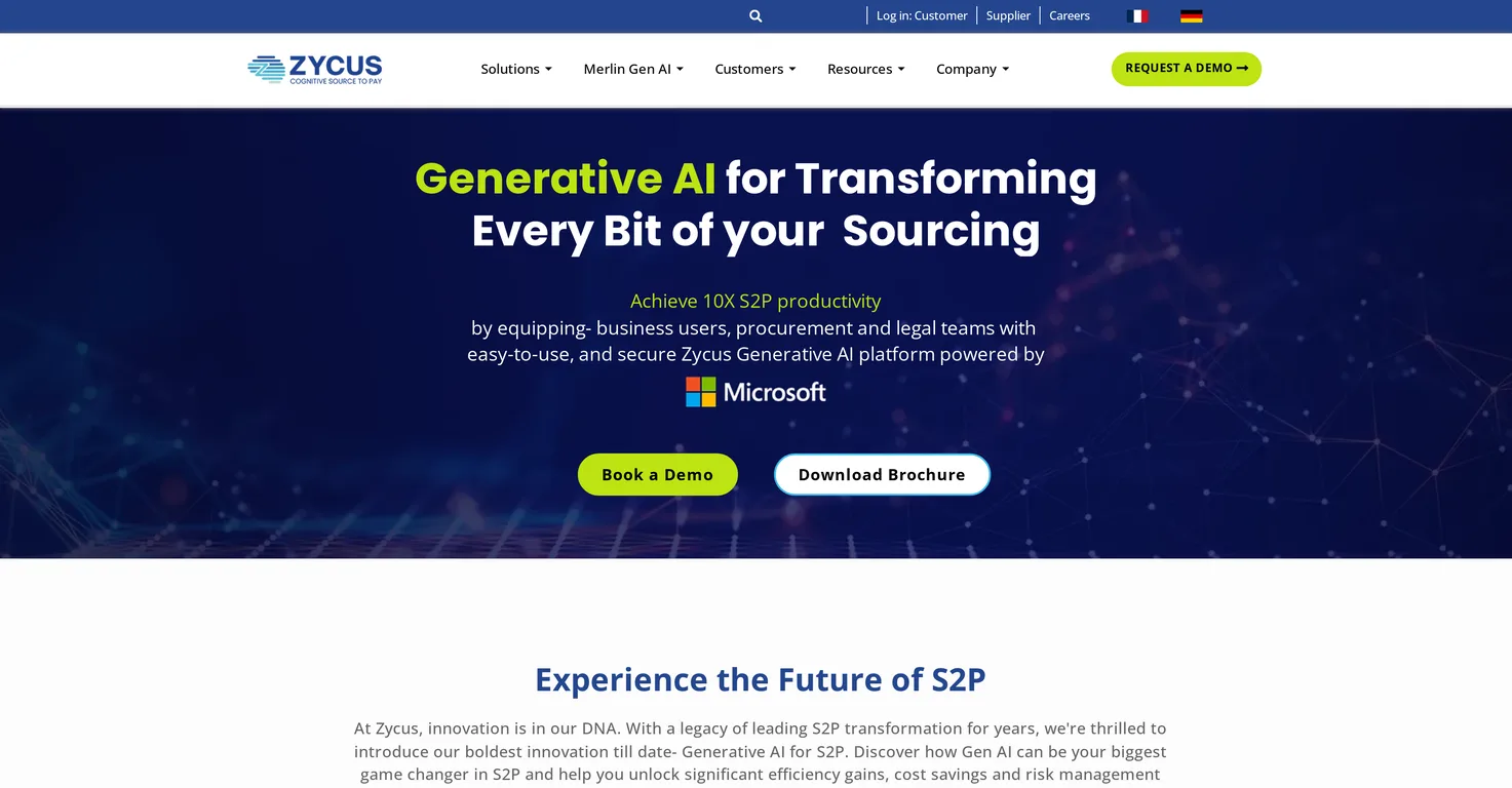 Zycus screenshot